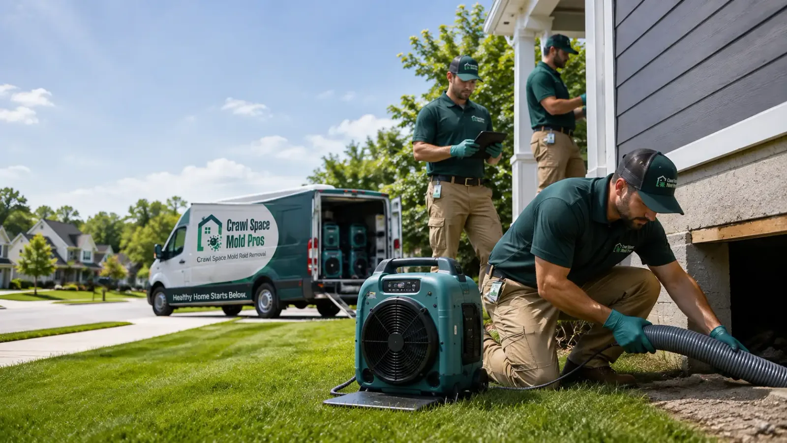 Crawl Space Mold Removal in Green Lake, WI